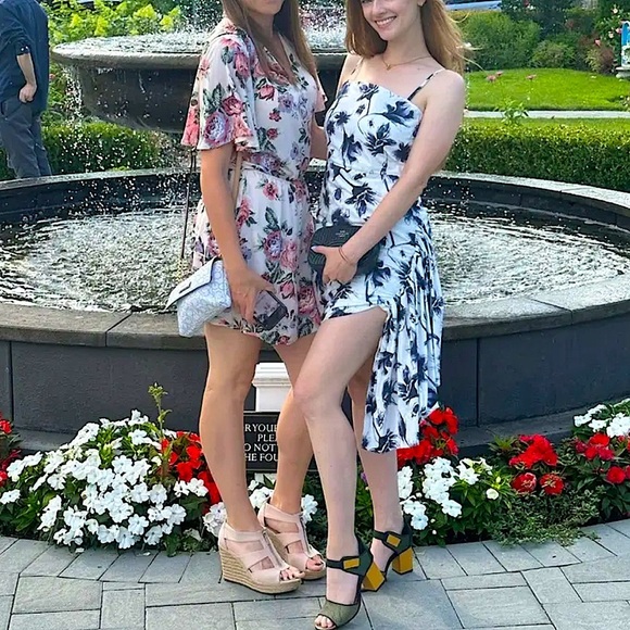 OSMAN Beetle Floral Ruffle fluttered Mini Dress cottagecore coquette womens 6 - Picture 14 of 14